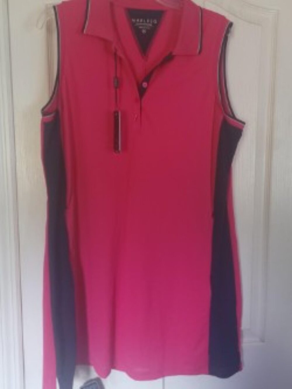 NWT Maelreg 2XL Sleeveless Polo Dress UPF 30 Moisture Wicking 4 Way Stretch Golf - Picture 9 of 11